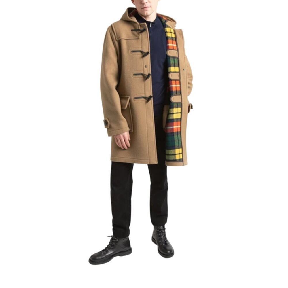 Gloverall Men's Camel Buchanan Classic Morris Duffle Coat Size XL - Picture 12 of 12